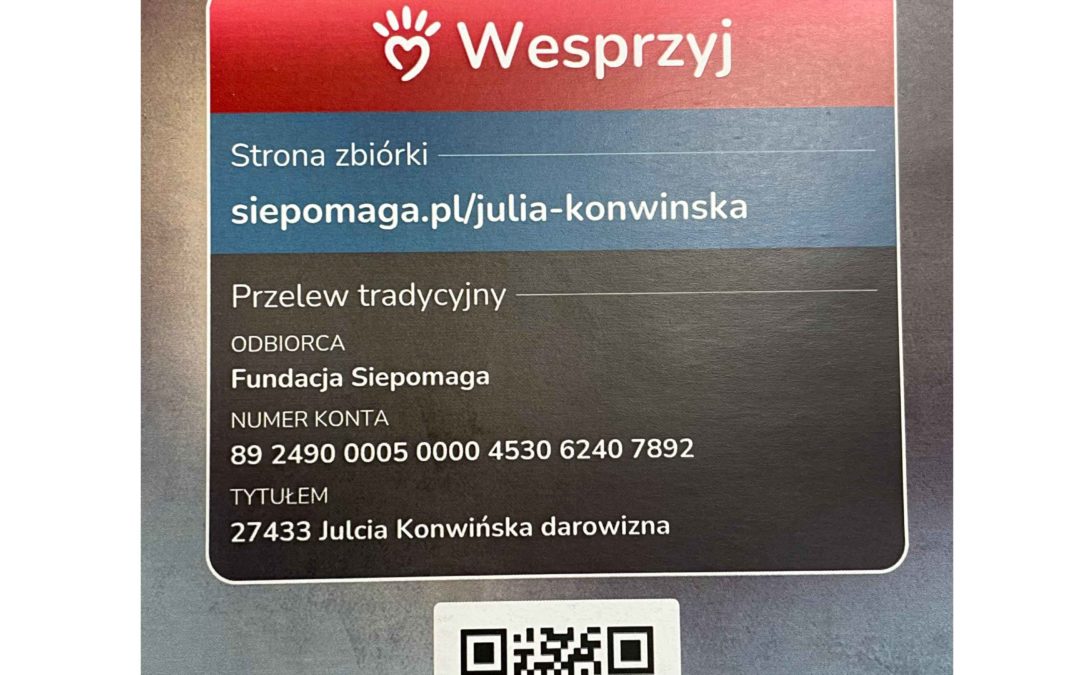 Przekaż jeden procent dla Julki